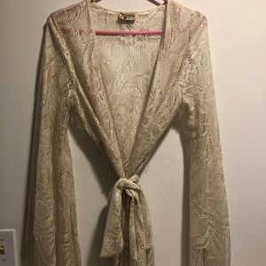Show me your mumu Fringe / Lace Kimono